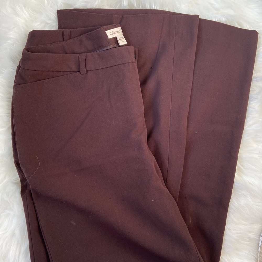 Coldwater Creek Dress Pants in Chocolate Brown